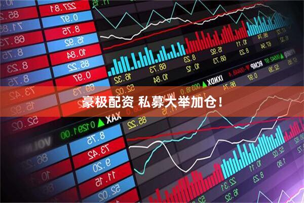 豪极配资 私募大举加仓！